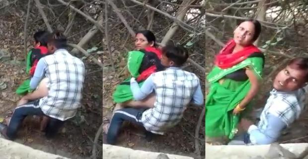 Khule jungle me bhabhi ji aur chote devar chudai